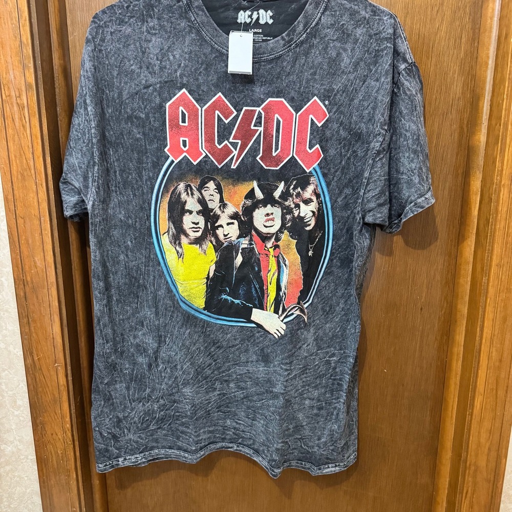 AC/DC NWT acid wash size large
